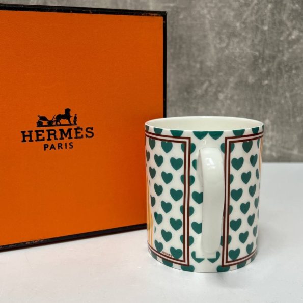 Чашка Hermes (фарфор) желтая.