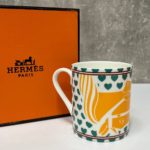 Чашка Hermes (фарфор) желтая.