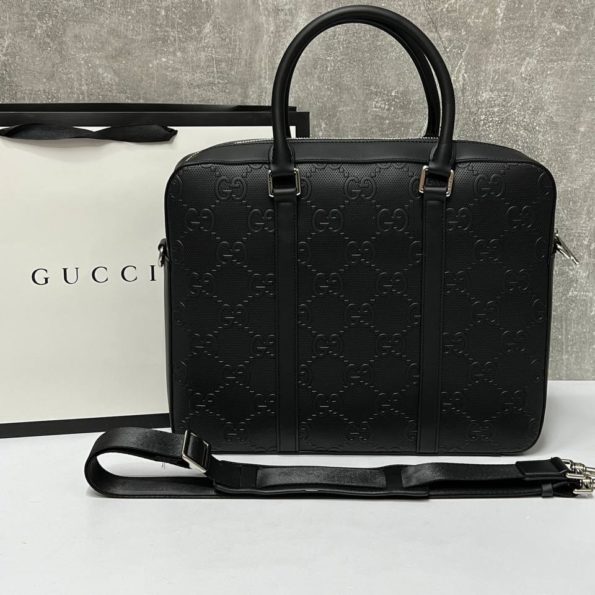 Портфель Gucci черный (кожа).