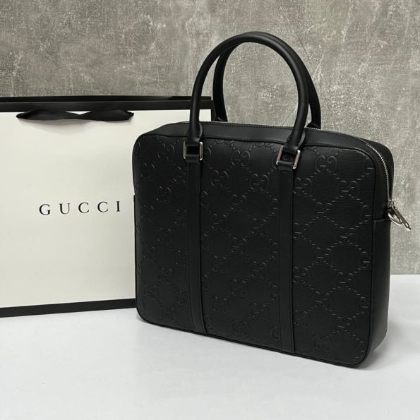 Портфель Gucci черный (кожа).