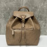 Рюкзак Louis Vuitton кожаный бежевый