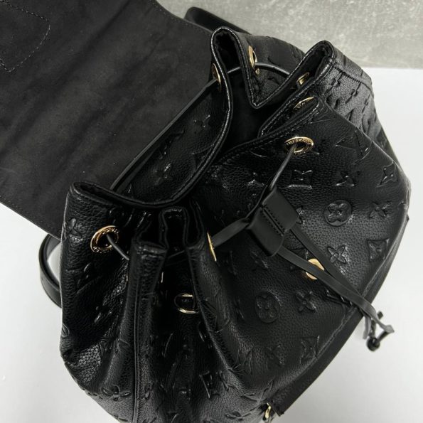 Рюкзак Louis Vuitton кожаный черный