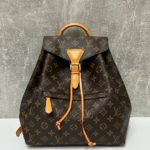 Рюкзак Louis Vuitton кожаный коричневый