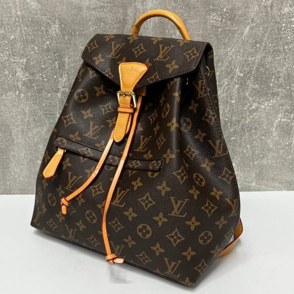 Рюкзак Louis Vuitton кожаный коричневый