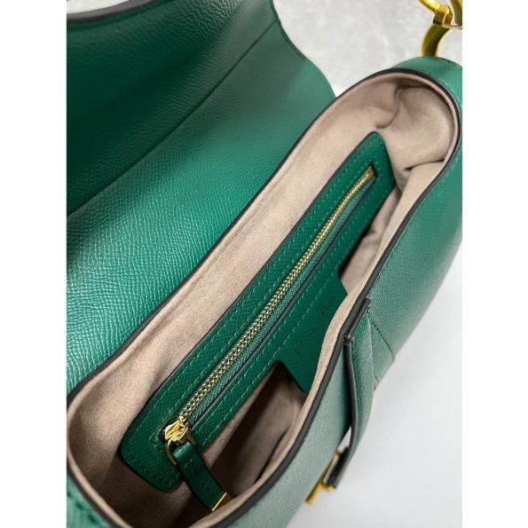Сумка Седло Dior зеленый