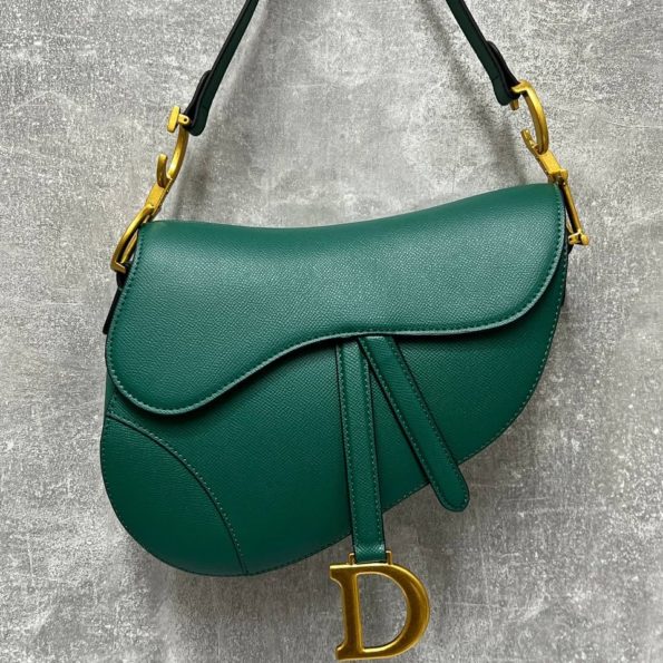 Сумка Седло Dior зеленый