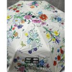 Зонт Balenciaga белый, цветы