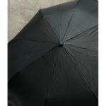 Зонт Chanel черный в кожаном чехле
