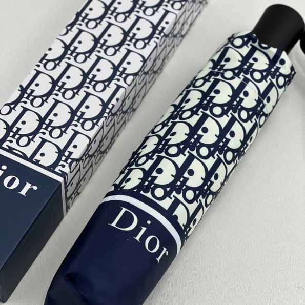 Зонт Dior сине белый 1