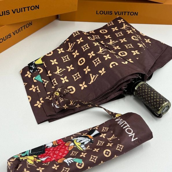 Зонт Louis Vuitton коричневый, Дональд.